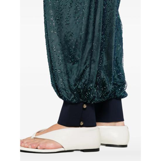 26SS 조르지오 아르마니 테이퍼드 팬츠 AF24596 GW004118 UB022 BLUE - GIORGIO ARMANI