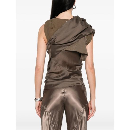 26SS 엔타이어 스튜디오 블라우스 ESSS26TO02272 6294 BROWN NEUTRALS - ENTIRE STUDIOS