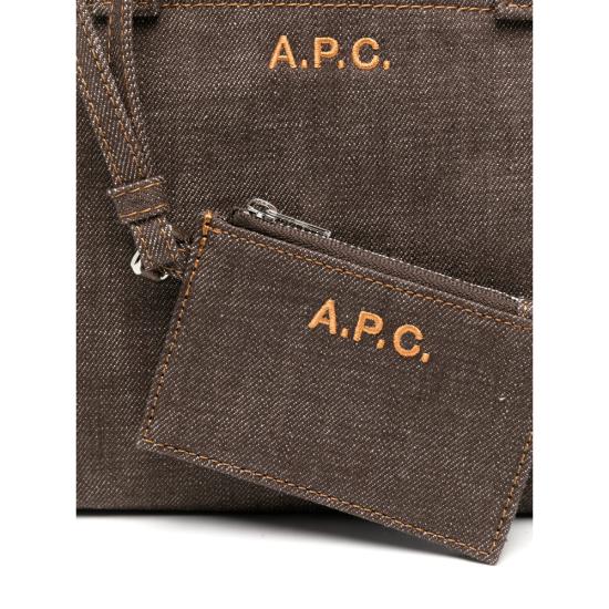 26SS 아페쎄 토트백 COHLX F67045 CAE BROWN - A.P.C.