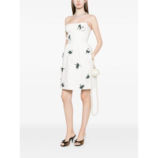 26SS 슈슈/통 원피스 FSDFDR07 ZEP401 WH100 WHITE GREEN - SHUSHU/TONG