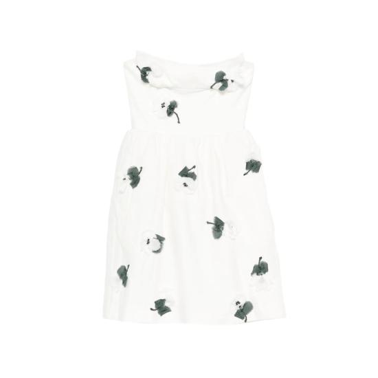 26SS 슈슈/통 원피스 FSDFDR07 ZEP401 WH100 WHITE GREEN