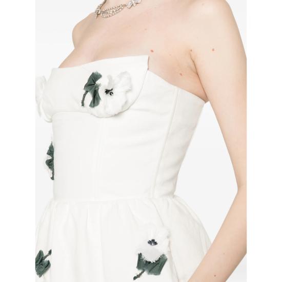 26SS 슈슈/통 원피스 FSDFDR07 ZEP401 WH100 WHITE GREEN - SHUSHU/TONG