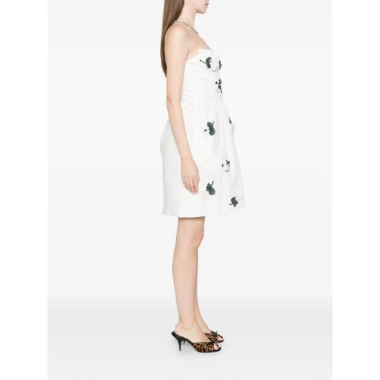 26SS 슈슈/통 원피스 FSDFDR07 ZEP401 WH100 WHITE GREEN - SHUSHU/TONG