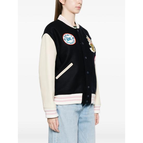 26SS 겐조 봄버 자켓 FG52BL2489ON 76 BLUE NEUTRALS - KENZO