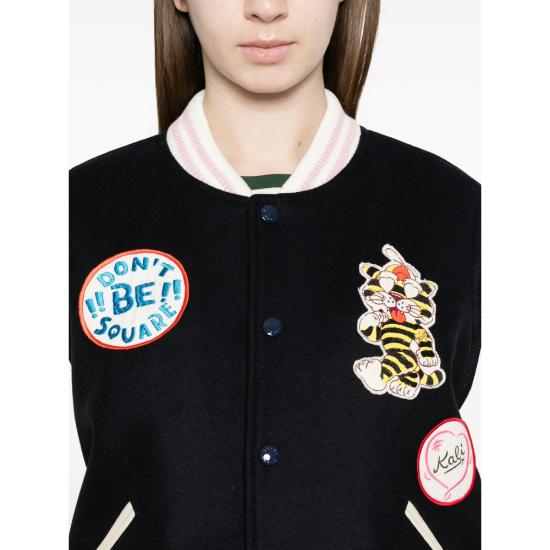 26SS 겐조 봄버 자켓 FG52BL2489ON 76 BLUE NEUTRALS - KENZO