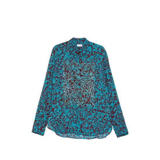 26SS 드리스 반 노튼 긴팔 셔츠 3006 020728 503 BLUE BROWN