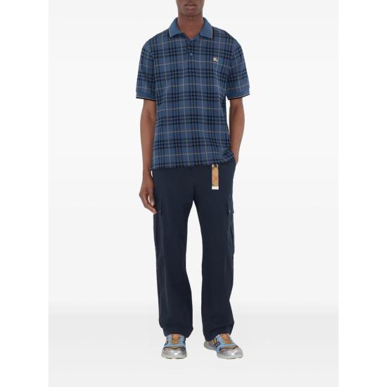 25FW 버버리 폴로 티셔츠 8110104 STAN CK C3258 BLUE - BURBERRY