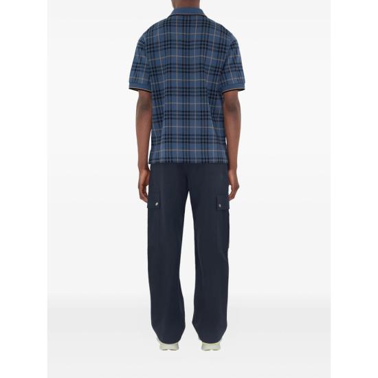 25FW 버버리 폴로 티셔츠 8110104 STAN CK C3258 BLUE - BURBERRY