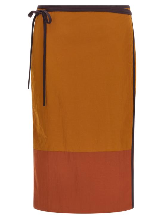 26SS 생로랑 미디 스커트 856970Y6J182607 Brown