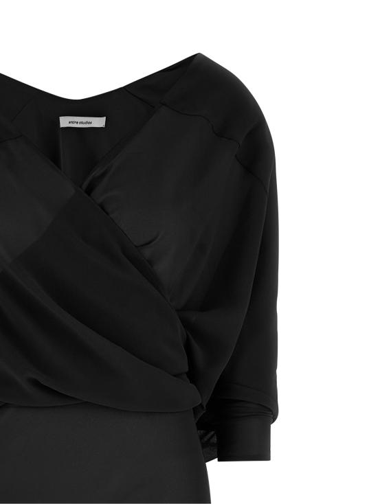 26SS 엔타이어 스튜디오 롱 원피스 ESSS26DR020160015 Black - ENTIRE STUDIOS