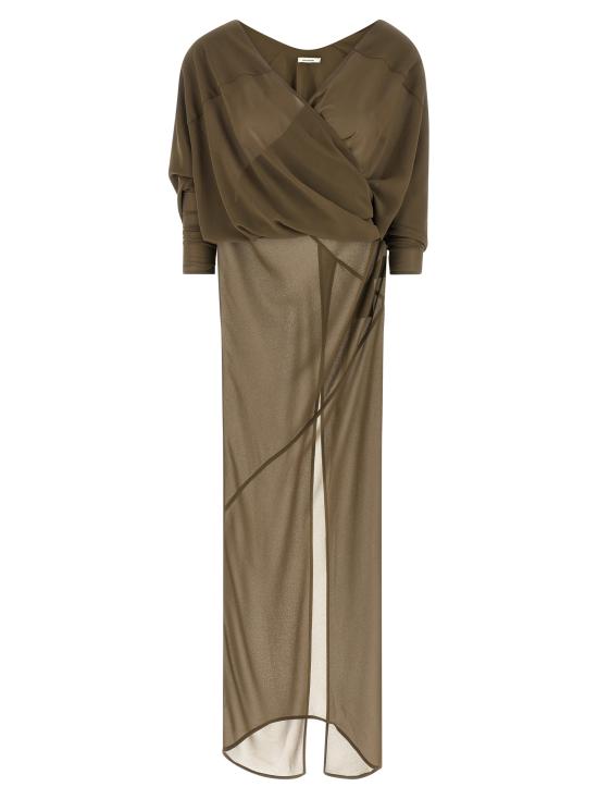 26SS 엔타이어 스튜디오 롱 원피스 ESSS26DR020160024 Green