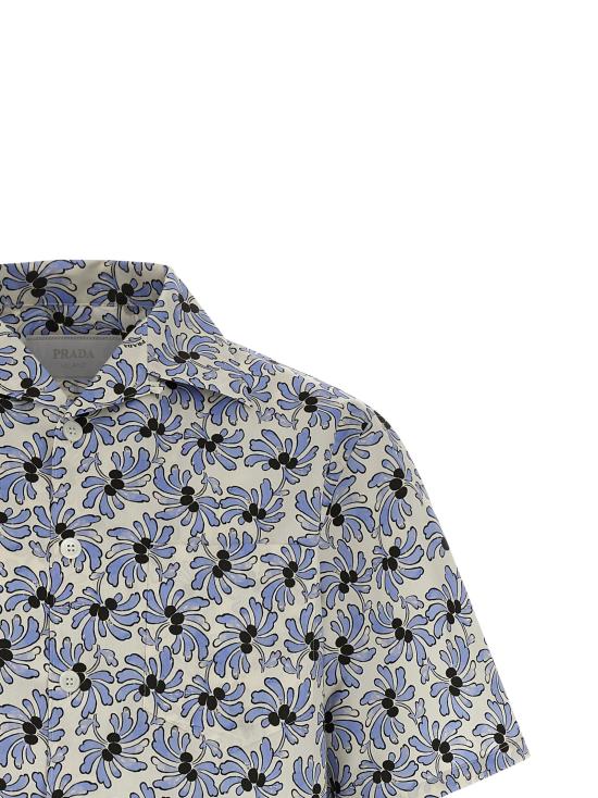 26SS 프라다 긴팔 셔츠 UCS414SUMO19GUF0EL0 Light Blue - PRADA