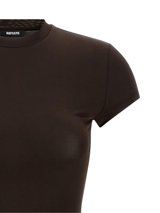 26SS 로테이트 바이 크리스텐슨 숏 원피스 11594129102910 Brown - ROTATE BY BIRGERCHRISTENSEN