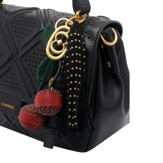 26SS 라캐리 토트백 161PXM414LEA BLA Black - LA CARRIE