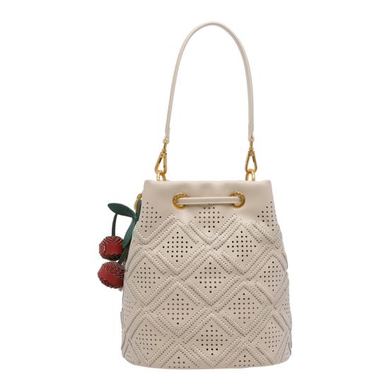 26SS 라캐리 토트백 161PEM200LEA IVO White - LA CARRIE