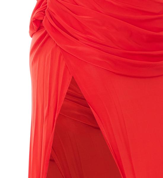 26SS 엘리자베타프랜치 미디 원피스 ABR3562E2 FG2 Red - ELISABETTA FRANCHI