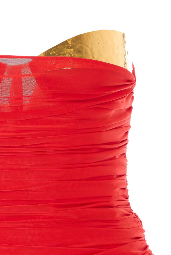 26SS 엘리자베타프랜치 미디 원피스 ABR3562E2 FG2 Red - ELISABETTA FRANCHI