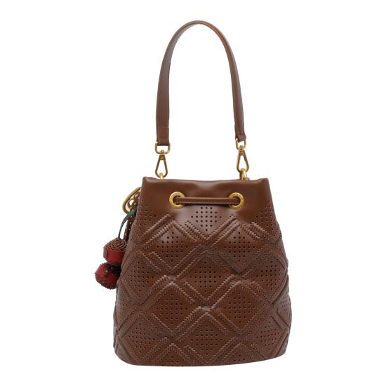 26SS 라캐리 토트백 161PEM200LEA BRO Brown - LA CARRIE