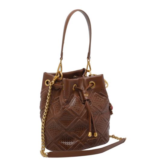 26SS 라캐리 토트백 161PEM200LEA BRO Brown - LA CARRIE