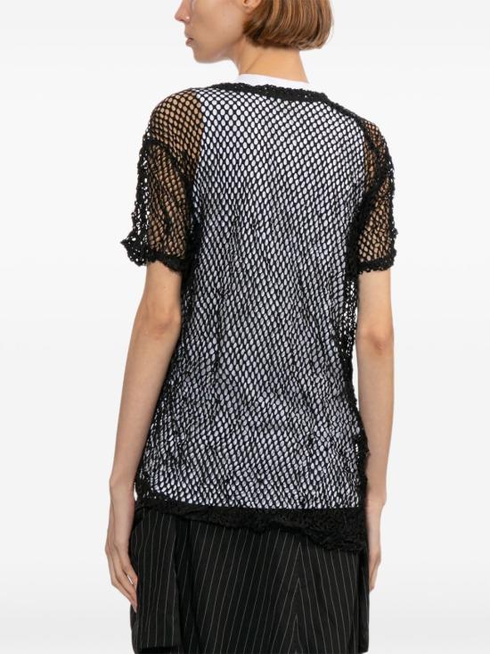 26SS 꼼마꼼마 반팔 티셔츠 RQT014 0511 Black - COMME COMME