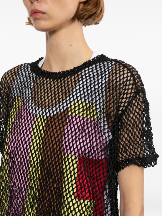 26SS 꼼마꼼마 반팔 티셔츠 RQT014 0511 Black - COMME COMME