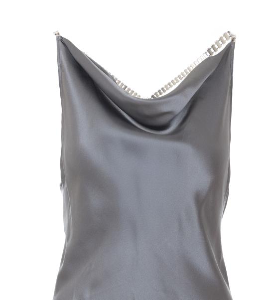 26SS 파트리지아페페 미디 원피스 2A3075 A748S768 Grey - PATRIZIA PEPE