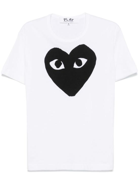 26SS 꼼데가르송 반팔 티셔츠 AXT070 1 White - COMME DES GARCONS