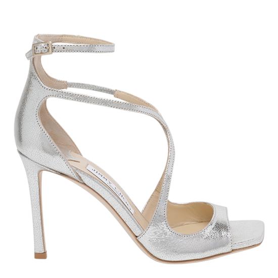 26SS 지미추 힐/펌프스 AZIA 95 GLECHAMPAGNE Silver