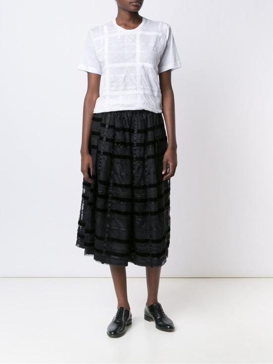 26SS 꼼마꼼마 민소매 티셔츠 RQT015 0512 White - COMME COMME