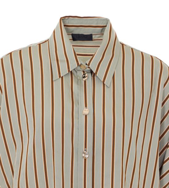 26SS 리우조 셔츠 CA6351T553A P9641 Green - LIU JO