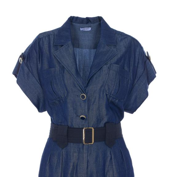 26SS 리우조 데님 원피스 UA6313D0335 77000 Blue - LIU JO