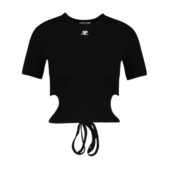 26SS 쿠레쥬 반팔 티셔츠 226JTS256JS0203 9999 black