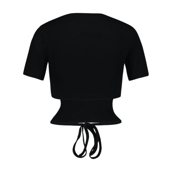 26SS 쿠레쥬 반팔 티셔츠 226JTS256JS0203 9999 black - COURREGES