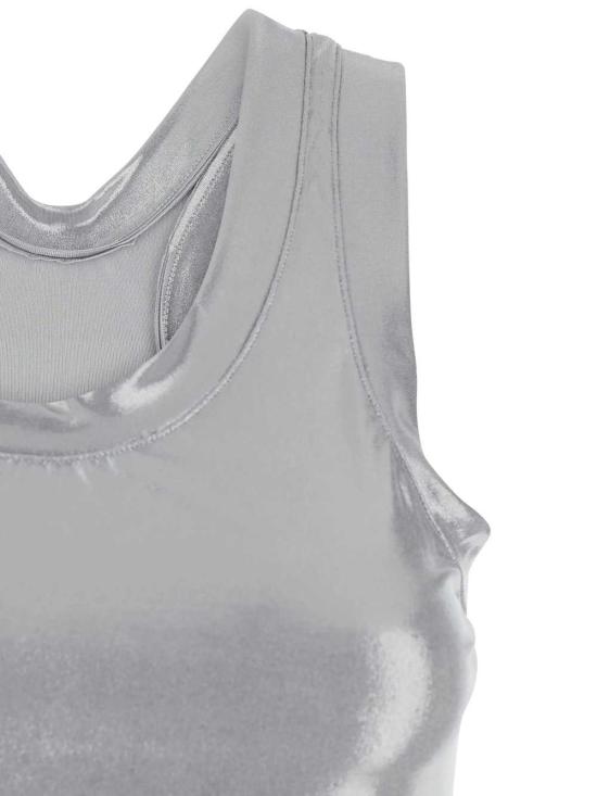 26SS 노마카말리 탑 ST1266LM219058 SILVER - NORMA KAMALI