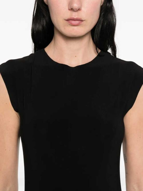 26SS 노마카말리 스트레이트 팬츠 KK425JPL304001 BLACK - NORMA KAMALI