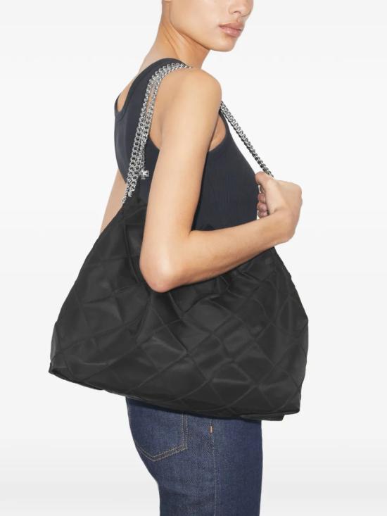 26SS 토리버치 플래밍 나일론 호보백 176707001 Black - TORY BURCH