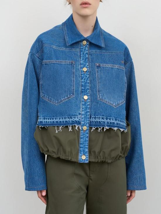 26SS LITKOVSKA 데님 자켓 J17MSS26NAVYBLUEKHAKI Green - OTHER BRANDS