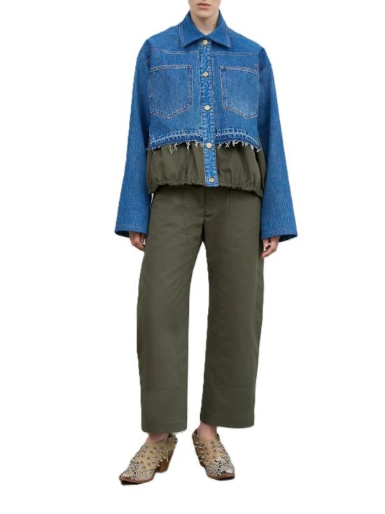 26SS LITKOVSKA 데님 자켓 J17MSS26NAVYBLUEKHAKI Green - OTHER BRANDS