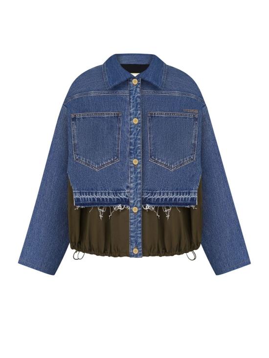 26SS LITKOVSKA 데님 자켓 J17MSS26NAVYBLUEKHAKI Green