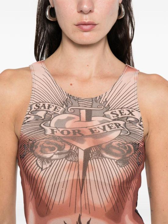 26SS 장 폴 고티에 탑 TO457M026P 636000 NUDE - JEAN PAUL GAULTIER