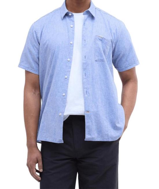 26SS 바버 셔츠 MSH5093 MSHBL33 CLASSIC BLU - BARBOUR