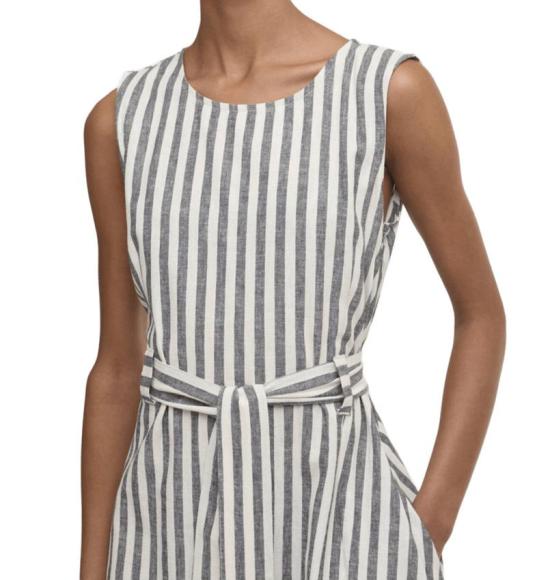 26SS 바버 미디 원피스 LDR0984 NY99 DARK NAVY STRIPE - BARBOUR