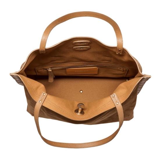 26SS 자넬라토 토트백 070820M2270000 Z0248 BROWN - ZANELLATO
