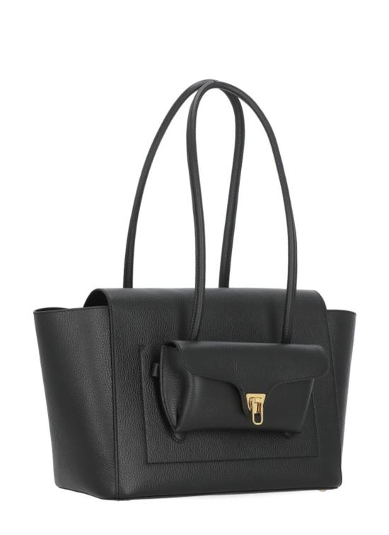 26SS 코치넬리 숄더백 E1T8A110201 DOUBLE BEAT001 Black - COCCINELLE