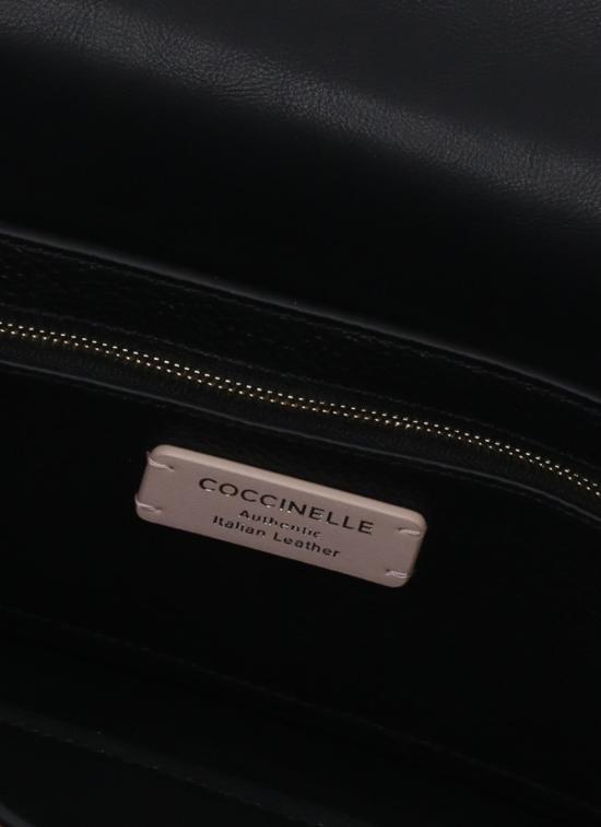 26SS 코치넬리 숄더백 E1T8A180201 DOUBLE BEAT001 Black - COCCINELLE
