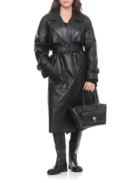 26SS 코치넬리 숄더백 E1T8A180201 DOUBLE BEAT001 Black - COCCINELLE