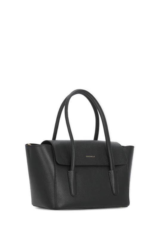 26SS 코치넬리 숄더백 E1T8A180201 DOUBLE BEAT001 Black - COCCINELLE