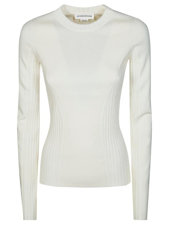 26SS 빅토리아 베컴 반팔 티셔츠 1126KTP006987A 3 BIANCO