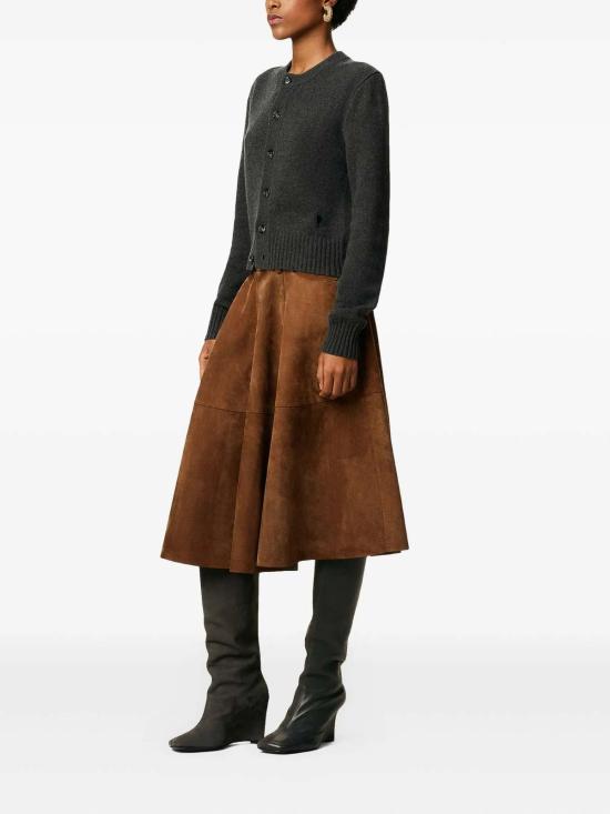 25FW 아미 ADC 캐시미어 가디건 FKC364005020 Grey - AMI