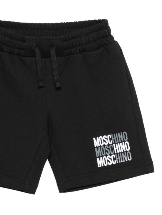 26SS [키즈] 모스키노 캐주얼 세트 HMG00RLCA32 60100 Nero black - MOSCHINO